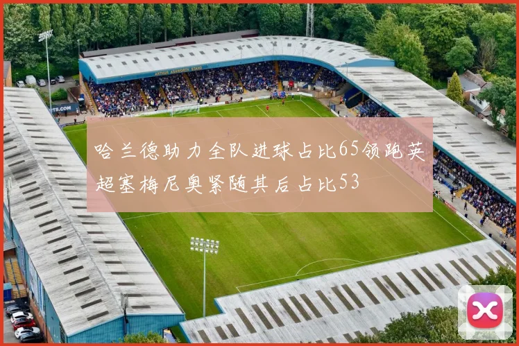 哈兰德助力全队进球占比65领跑英超塞梅尼奥紧随其后占比53